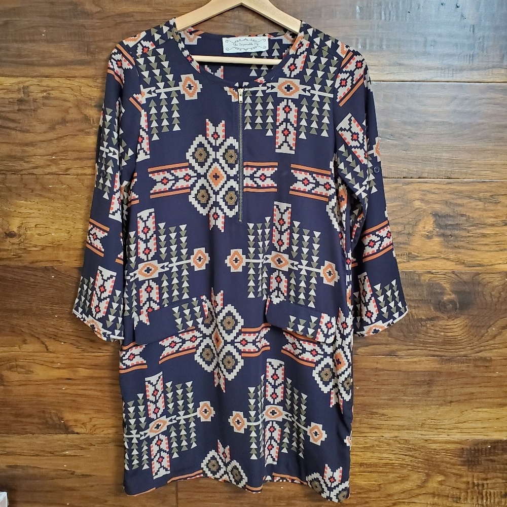 The Impeccable Pig | Southwestern Shift Dress